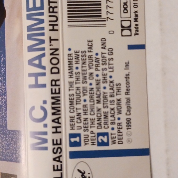 4/$30 M.C. Hammer - Please Hammer Don't Hurt Em - Casette Tape - Picture 5 of 6